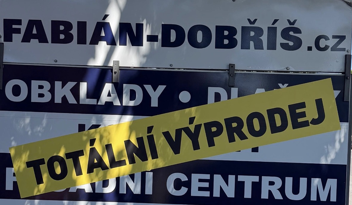 totální výprodej
